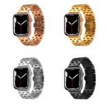 Watch 44mm Uyumlu KRD-20 Metal Zore Kordon-Gümüş