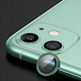 iPhone 12 Uyumlu Zore CL-07 Kamera Koruyucu-Koyu Yeşil