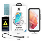 Galaxy S22 Plus Uyumlu 1-1 Su Geçirmez Uyumlu-Siyah