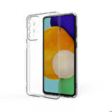 Galaxy A73 Uyumlu Zore Kamera Korumalı Süper Silikon Kapak-Renksiz
