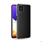 Galaxy M33 Uyumlu Zore Kamera Korumalı Süper Silikon Kapak-Renksiz