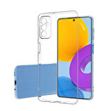 Galaxy M23 Uyumlu Zore Kamera Korumalı Süper Silikon Kapak-Renksiz