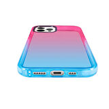 iPhone 13 Pro Uyumlu Zore Renkli Punto Kılıf-Pembe-Mavi