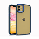 iPhone 11 Uyumlu Zore Flora Kılıf-Mavi