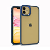 iPhone 11 Uyumlu Zore Flora Kapak-Mavi