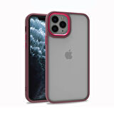 iPhone 11 Pro Kılıf Kamera Çıkıntılı Arkası Şeffaf Köşeleri Parlak Renkli Işlemeli Flora Kapak