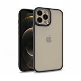 iPhone 12 Pro Max Uyumlu Zore Flora Kılıf-Siyah