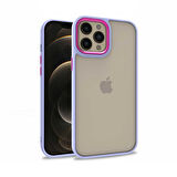 iPhone 12 Pro Max Uyumlu Zore Flora Kılıf-Lila