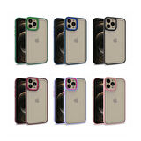 iPhone 12 Pro Max Uyumlu Zore Flora Kılıf-Lila