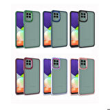 Galaxy A12 Uyumlu Zore Flora Kapak-Lila