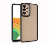 Galaxy A73 Uyumlu Zore Flora Kapak-Siyah