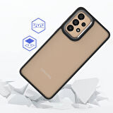 Galaxy A33 5G Uyumlu Zore Flora Kapak-Rose Gold