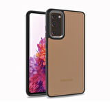 Samsung Galaxy S20 FE Kılıf Kamera Çıkıntılı Arkası Şeffaf Köşeleri Parlak Renkli Işlemeli Flora Kapak