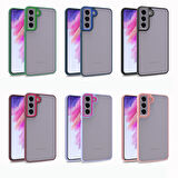 Galaxy S21 FE Uyumlu Zore Flora Kılıf-Kırmızı