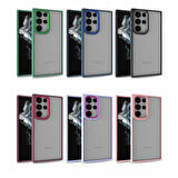 Galaxy S22 Ultra Uyumlu Zore Flora Kapak-Siyah