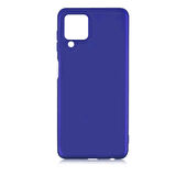 Galaxy M22 Uyumlu Zore Premier Silikon Kapak-Saks Mavi