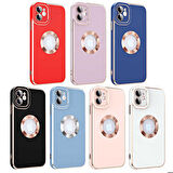 iPhone 12 Uyumlu Zore Kongo Kapak-Rose Gold