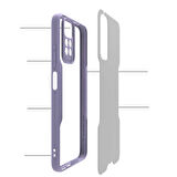 Xiaomi Redmi Note 11S Global Kılıf Zore Parfe Kapak-Pembe