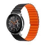 Galaxy Watch 46mm Uyumlu KRD-52 Zore Kordon-Siyah-Turuncu