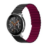 Huawei GT2 46mm Uyumlu KRD-52 NRTK Kordon-Siyah-Kırmızı