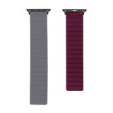 ​​​Watch 7 45mm Uyumlu KRD-52 Zore Kordon-Gri-Kırmızı
