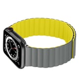 ​​​Watch 44mm Uyumlu KRD-52 Zore Kordon-Gri-Turuncu