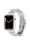 Apple Watch 40mm Uyumlu Krd-54 Metal Kordon Gümüş