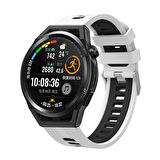 Xiaomi Amazfit Pace KRD-55 Uyumlu Zore Kordon-Siyah-Gri