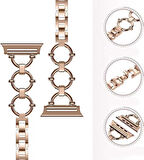 ​​​Watch 7 45mm Uyumlu KRD-56 Metal Zore Kordon-Siyah