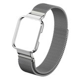 Xiaomi Redmi Watch (Mi Watch Lite) Uyumlu KRD-58 Metal Zore Kordon-Gri
