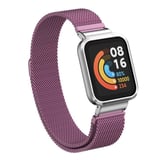 Xiaomi Redmi Watch (Mi Watch Lite) Uyumlu KRD-58 Metal Zore Kordon-Lila