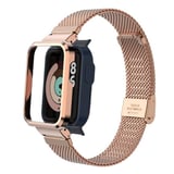 Xiaomi Redmi Watch (Mi Watch Lite) Uyumlu KRD-59 Metal Zore Kordon-Gold