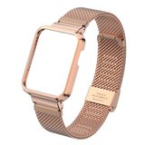 Redmi Watch (Mi Watch Lite) Uyumlu KRD-59 Metal MKST Kordon-Gümüş