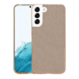 Galaxy S22 Plus Uyumlu Zore Shining Silikon-Gold