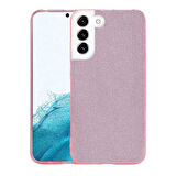 Galaxy S22 Plus Uyumlu Zore Shining Silikon-Pembe