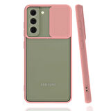Galaxy S22 Plus Uyumlu Zore LNSM-i Kılıf-Pembe Açık