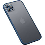 iPhone 12 Pro Uyumlu Zore Retro Kılıf-Mavi