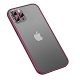iPhone 13 Pro Uyumlu Zore Retro Kılıf-Koyu Mor