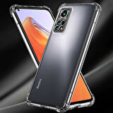 Xiaomi Redmi Note 11S Global Kılıf Zore Kamera Korumalı Nitro Anti Shock Silikon-Renksiz