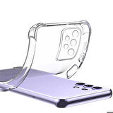 Galaxy A73 Uyumlu Zore Kamera Korumalı Nitro Anti Shock Silikon-Renksiz