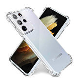 Galaxy S22 Ultra Uyumlu Zore Kamera Korumalı Nitro Anti Shock Silikon-Renksiz