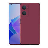 Oppo A36 Kılıf Zore Premier Silikon Kapak-Mürdüm