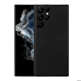 Galaxy S22 Ultra Uyumlu Zore Mara Lansman Kapak-Siyah