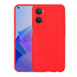 Oppo A76 Kılıf Zore Mara Lansman Kapak-Kırmızı
