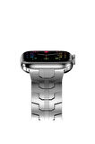 Apple Watch 44mm Uyumlu Krd-63 Metal Kordon-gümüş