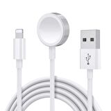 Zore Akıllı Saat Lightning-Wireless USB Şarj Kablosu 1.2m
