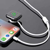 Zore Akıllı Saat Lightning-Wireless USB Şarj Kablosu 1.2m