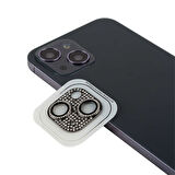 iPhone 13 Mini Uyumlu Zore CL-08 Kamera Koruyucu-Siyah