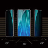 Oppo A55 5G Uyumlu Zore New 5D Privacy Temperli Ekran Koruyucu
