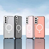 Galaxy S22 Uyumlu Zore Tacsafe Wireless Kapak-Renksiz